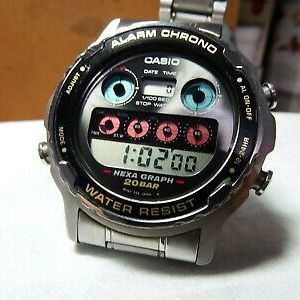 【CASIO】DW-7800 88年 HEXA GRAPH 希少 白文字盤 CASIO】DW-7800 88年 HEXA GRAPH 希少 白文字盤
