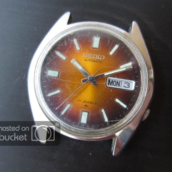 SOLD: Seiko 7009-8049 Automatic - Vintage Orange Dial - parts watch - $18 |  WatchCharts