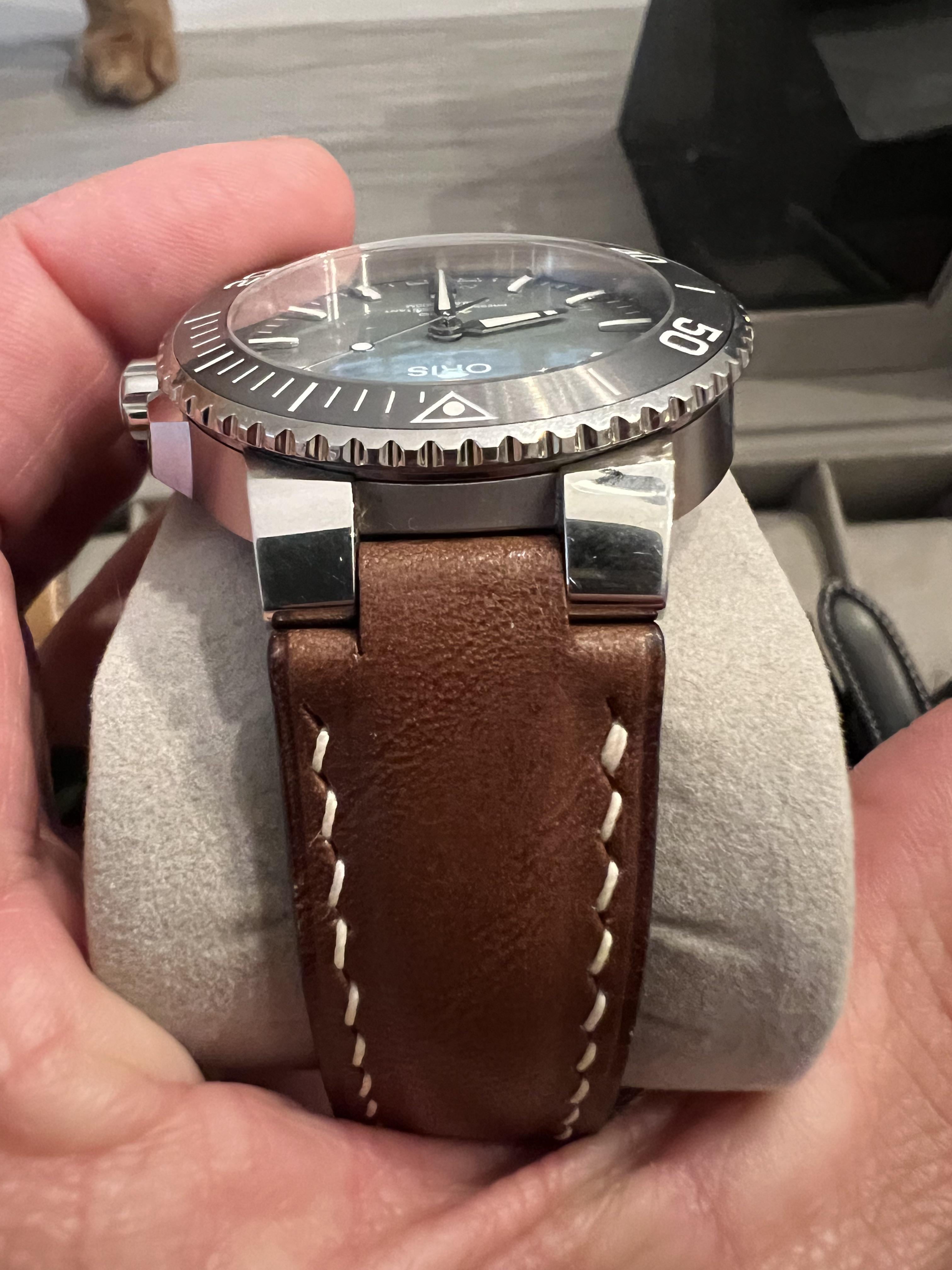 WTS Oris Aquis 39.5 Tungsten Bezel Insert Full Kit w amazing