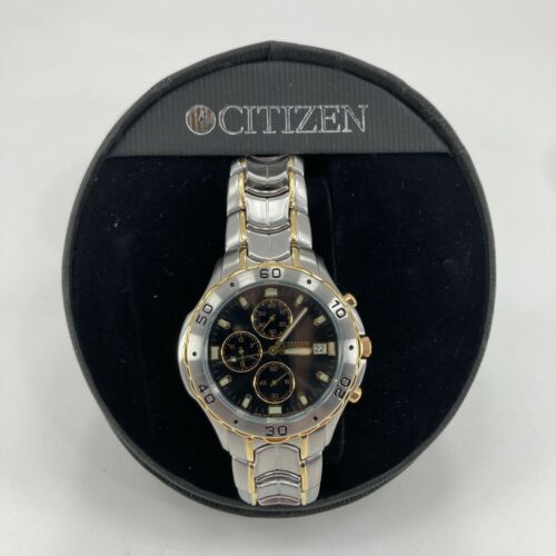 Vintage Citizen CTZ 6618 wrist watch; boxed original; gold case & link  bracelet | WatchCharts Marketplace