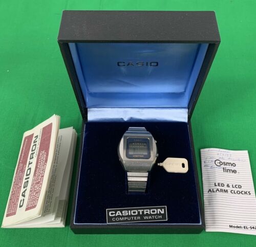 1970's Casiotron Casio 03-503 LCD Watch for parts or repair