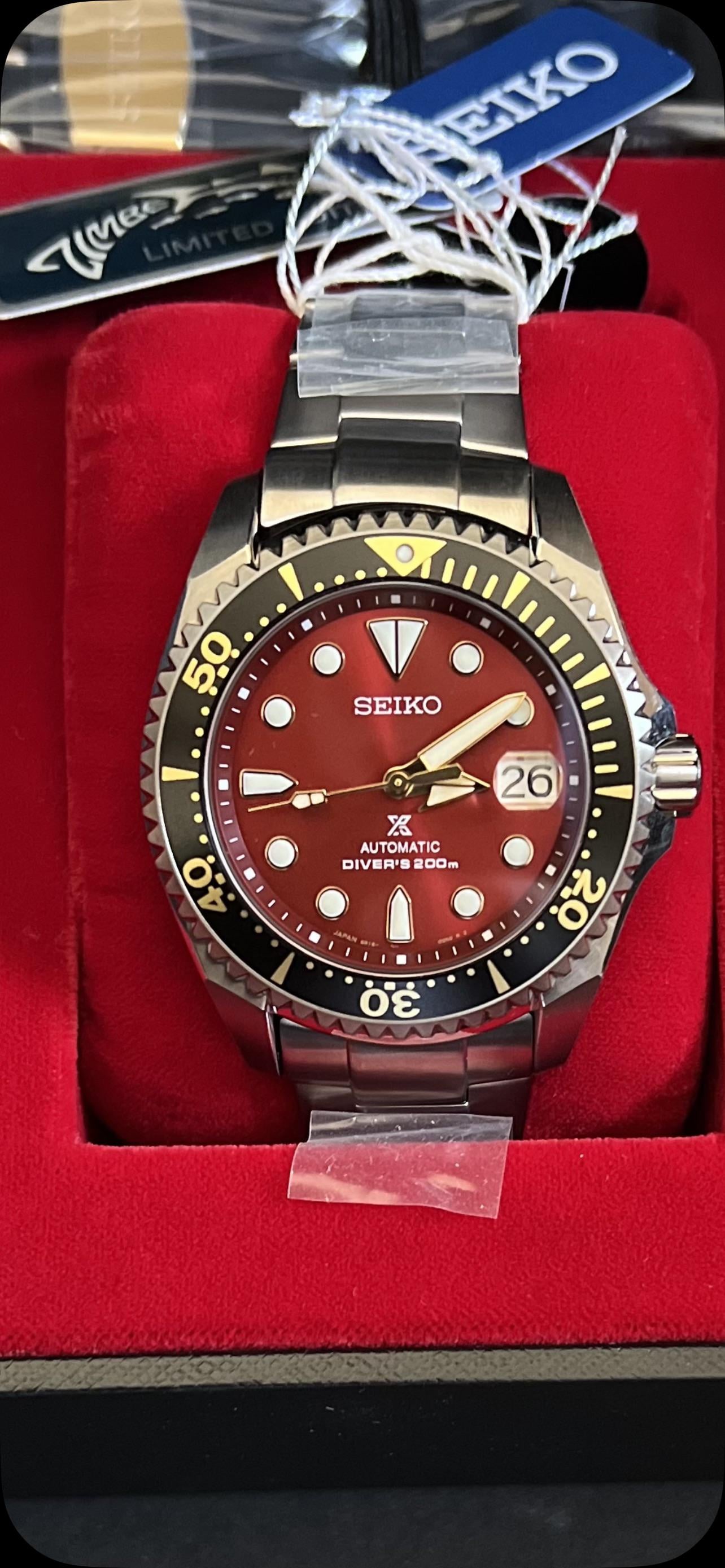 WTS] Seiko Shogun Prospex Automatic Titanium Thailand Limited