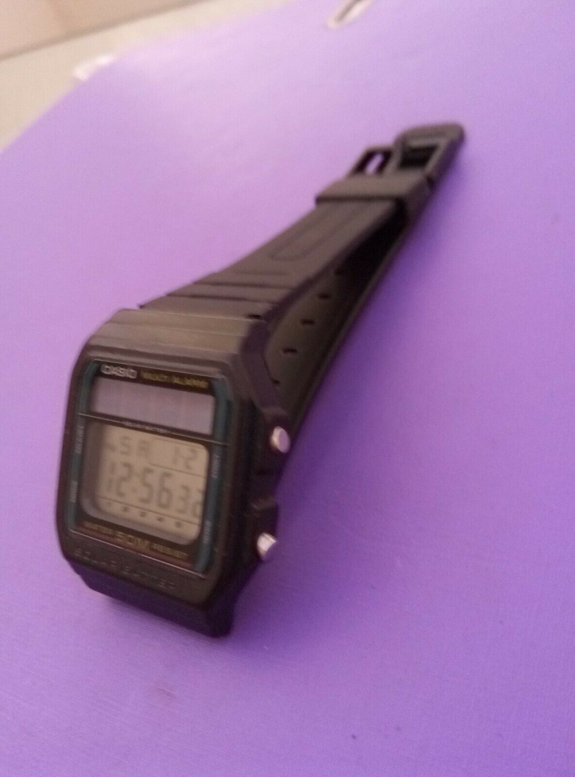 Rare Vintage Casio WL-10 Digital Multi Alarm Solar Battery Japan