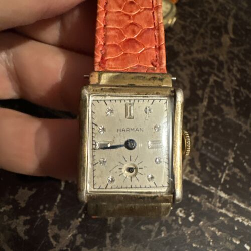MEN'S HARMAN collection WWII period MILITARY STYLE WRISTWATCH good  condition | eBay
