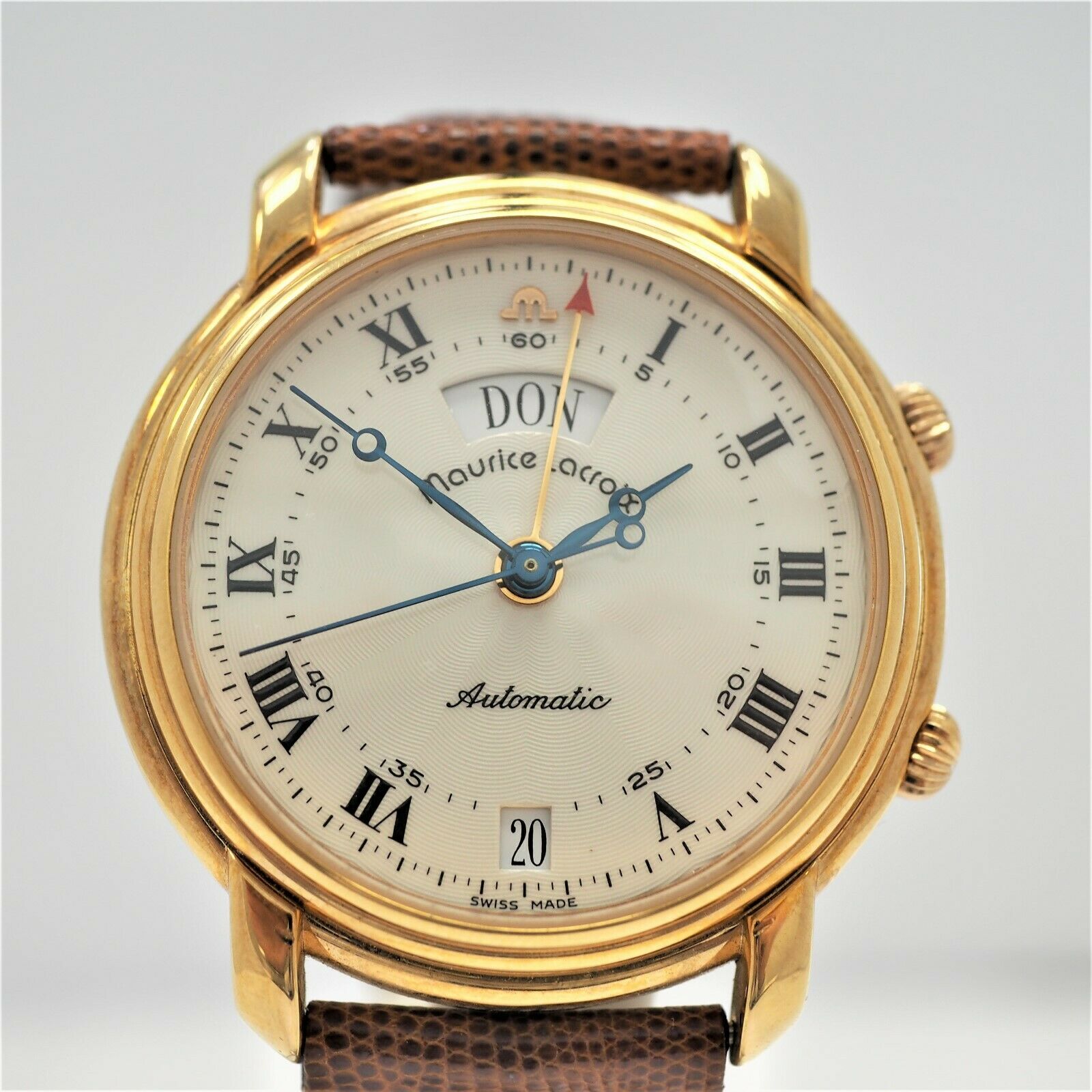 MAURICE LACROIX REVEIL AUTOMATIC REF 22197 EDELSTAHL VERGOLDET