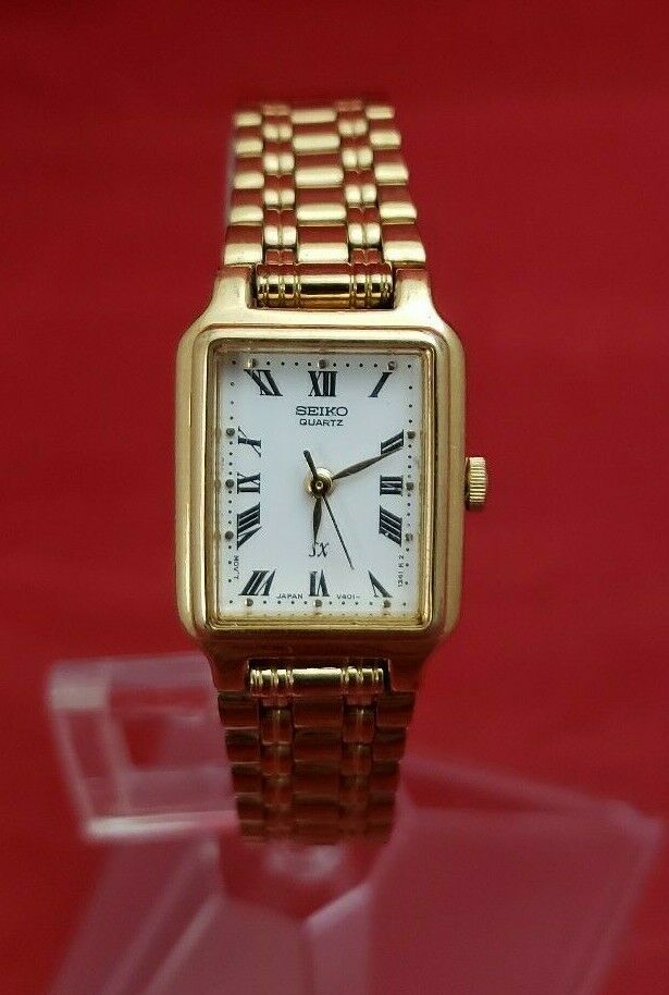 Seiko SX Gold Tone Ladies Watch. V401-5121 | WatchCharts