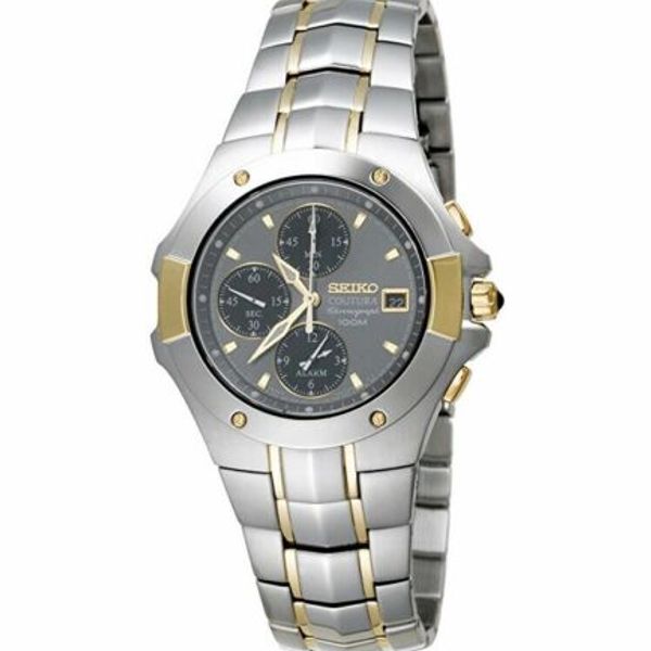 Men's SNA548 Seiko Coutura Alarm Chronograph Watch. IOP -New Battery - 7T62- 0FA0 | WatchCharts