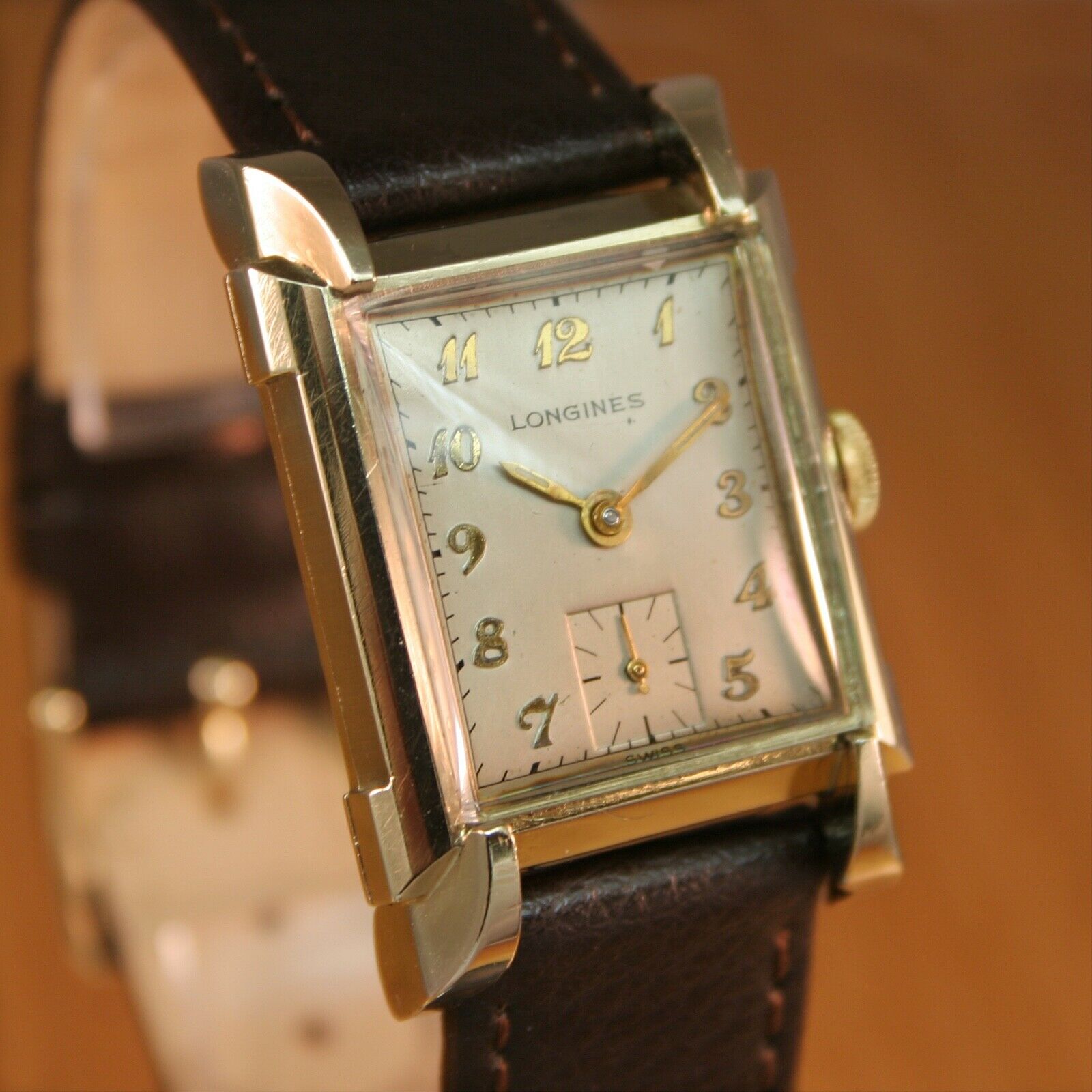 1947 longines gold discount watch