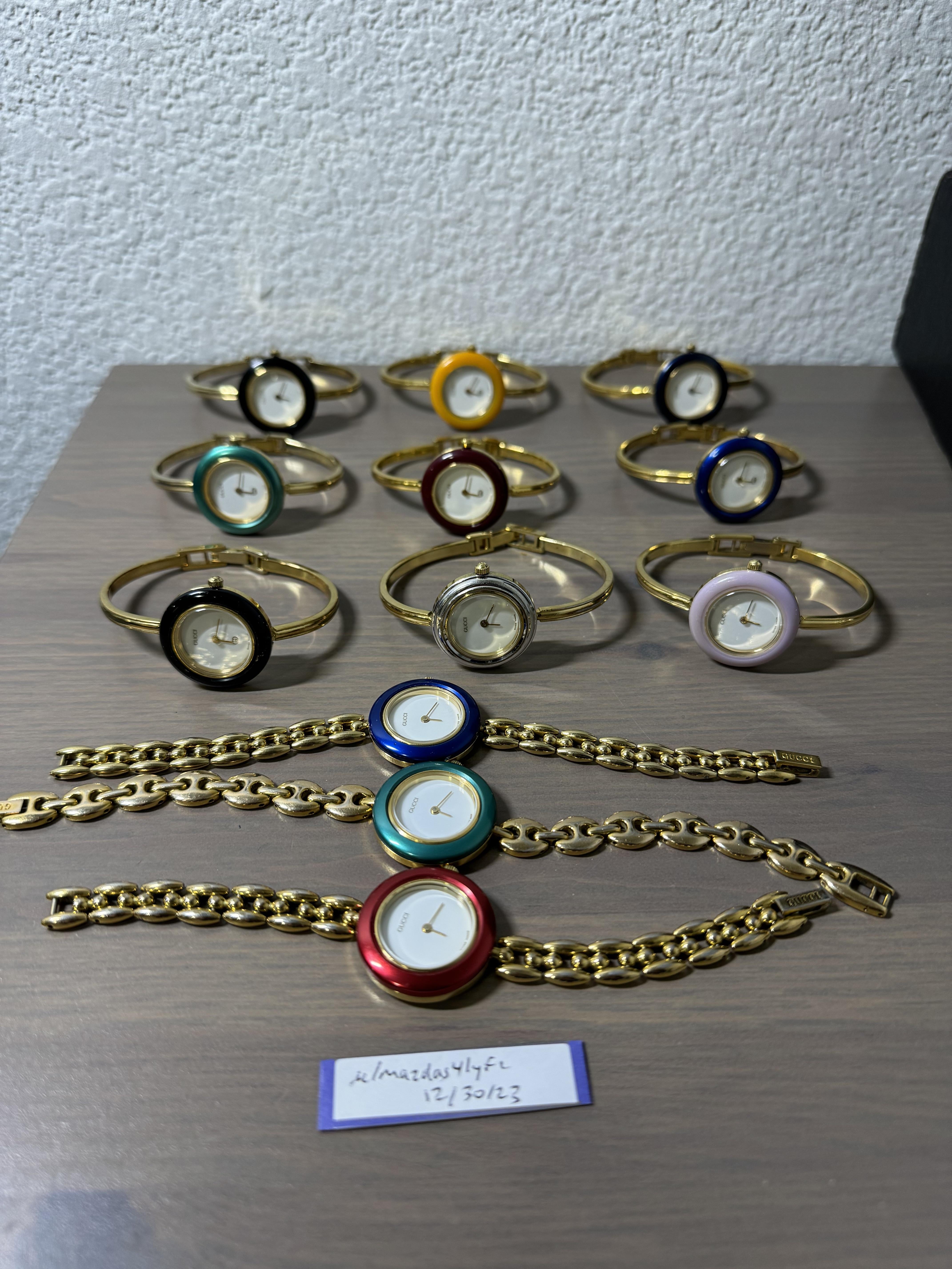 Vintage gucci watches hot sale for sale