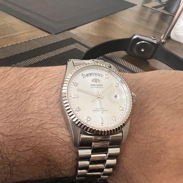 [WTS] Orient President Day Date Silver WatchCharts Marketplace