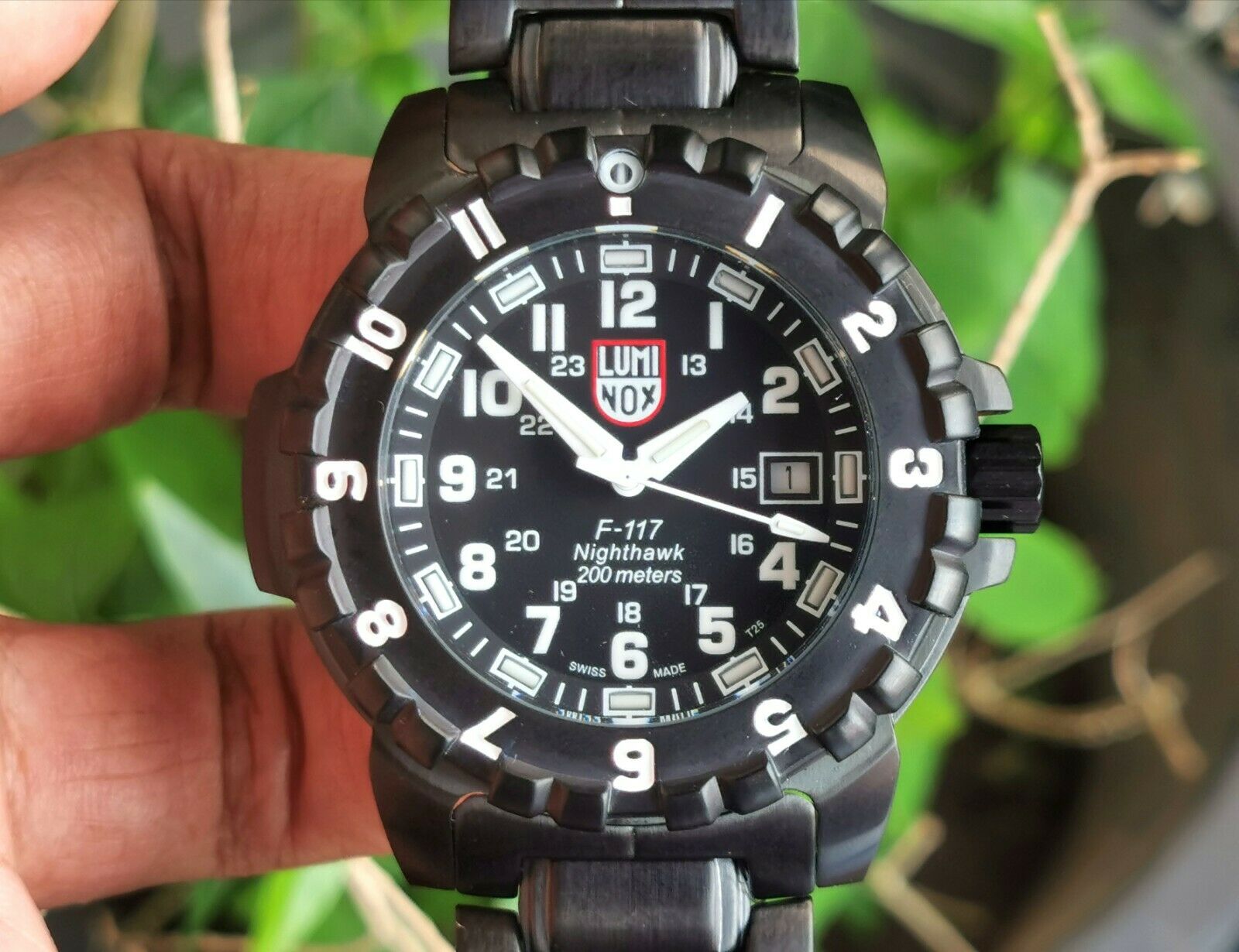 Luminox F-117 Nighthawk 6400 Series Quartz Movement Man's Military 