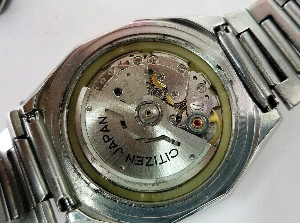 CITIZEN ORANGE OCTAGON BULLHEAD CHRONOGRAPH AUTO REF.67-9356 CAL