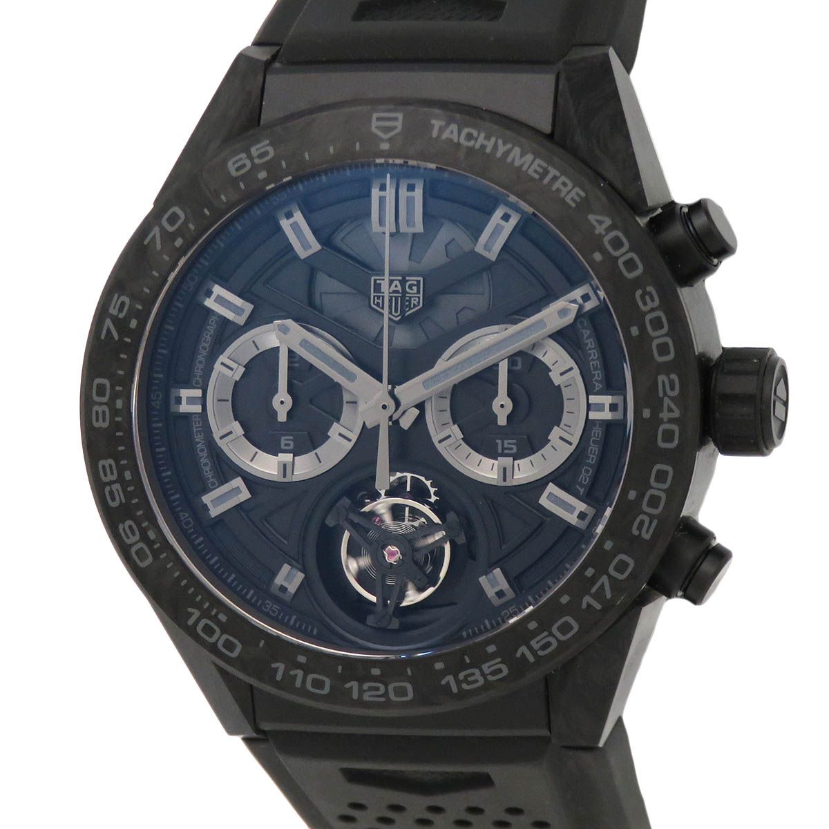 Tag Heuer Carrera Heuer 02 Tourbillon Phantom Men's CAR5A8P.FC6415 Automatic Box With Papers 