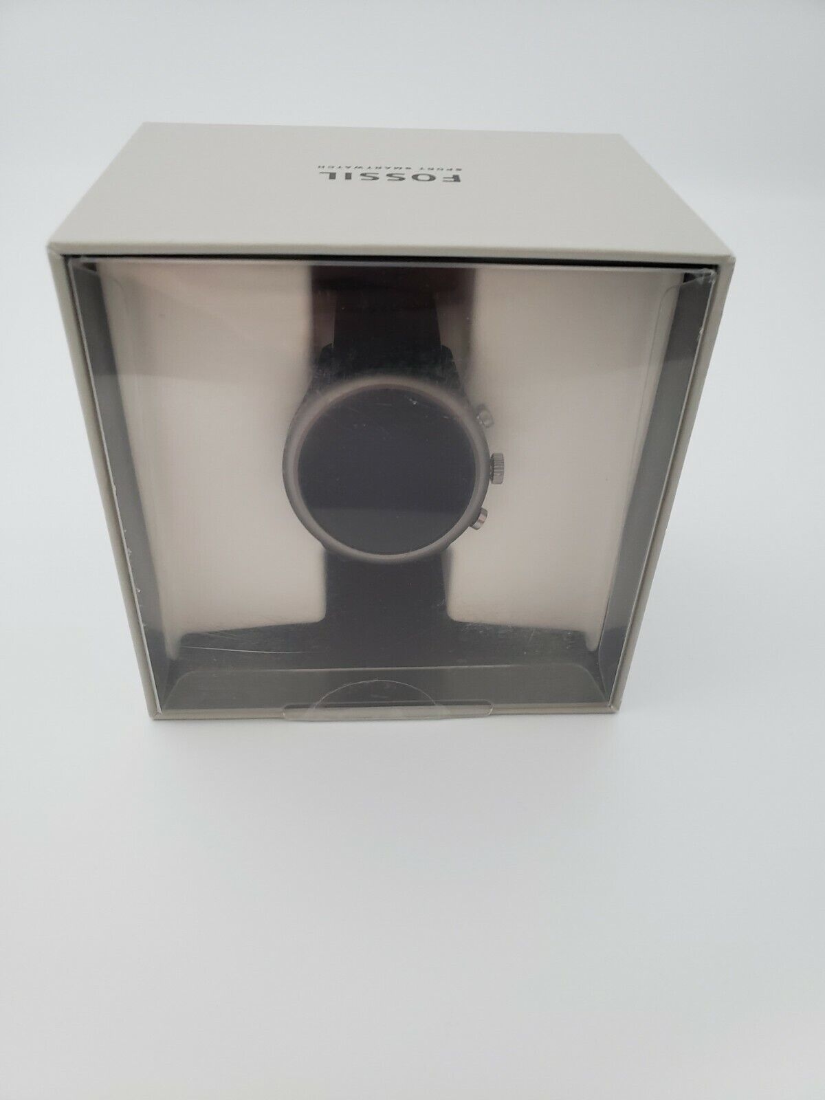 Refurbished fossil sport smartwatch black silicone hot sale