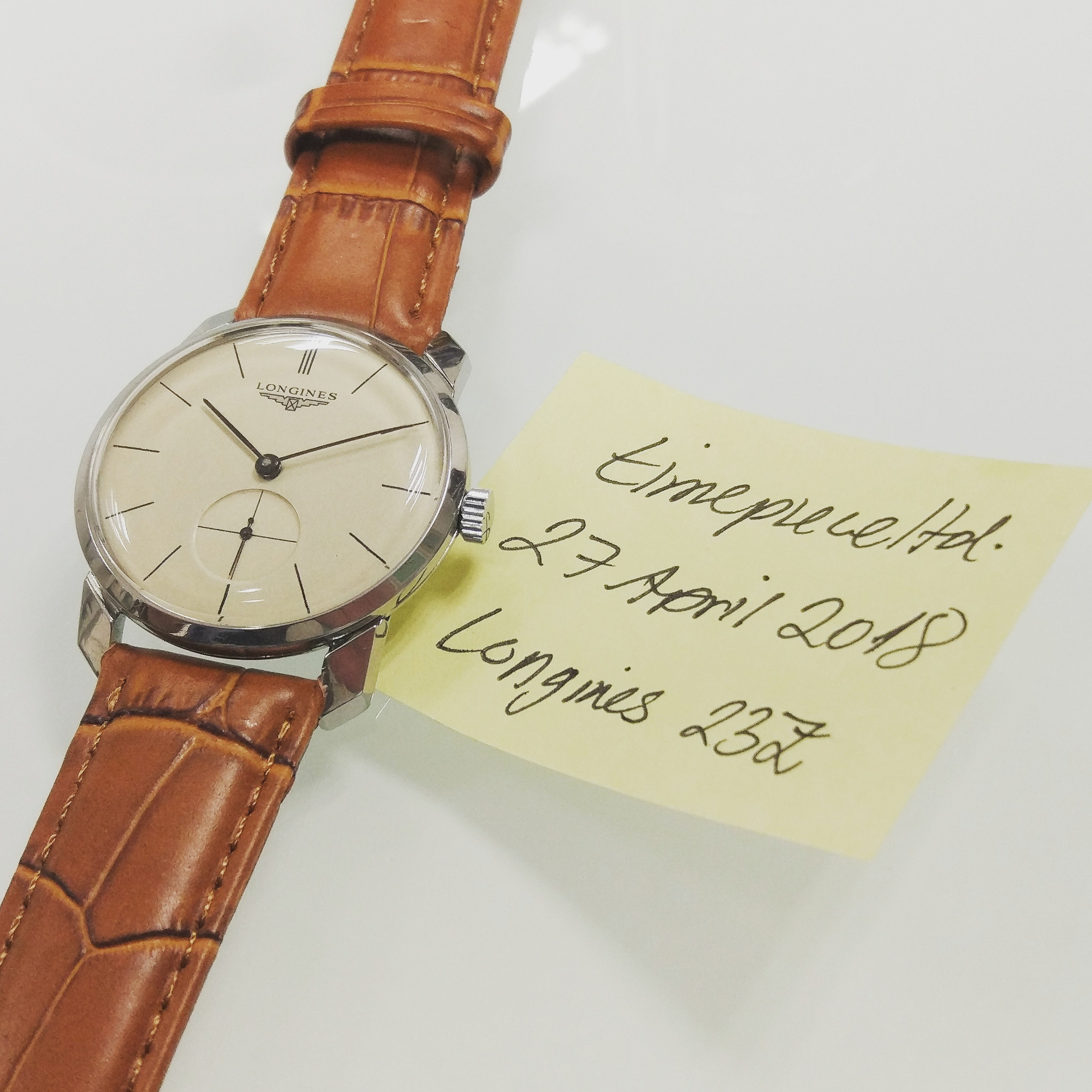 WTS 1955 LONGINES Gents Vintage Stainless Steel Watch Ref. 1012