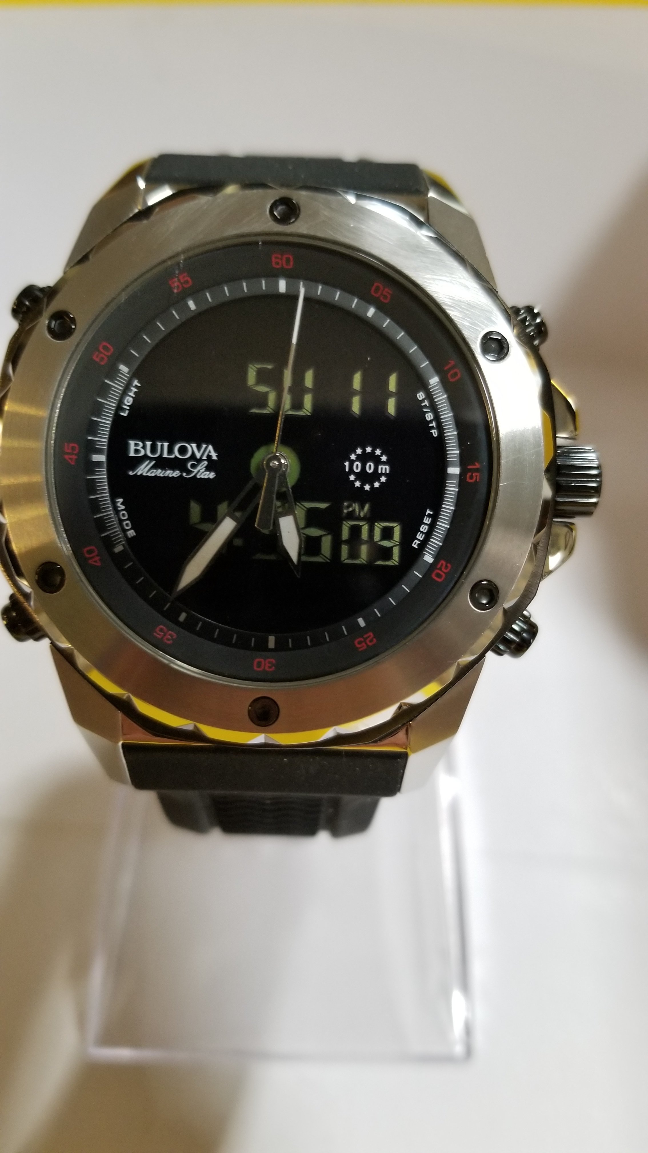 Bulova marine star digital offers watch