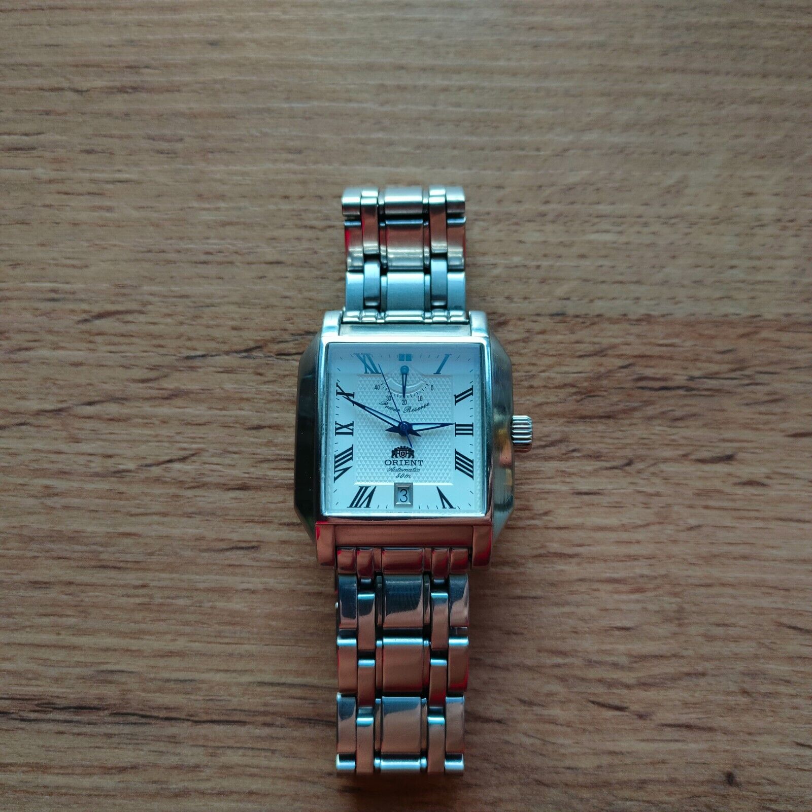 ORIENT tank REGAL 稼働品 Orient defective 46943 automatic mens watch (40mm