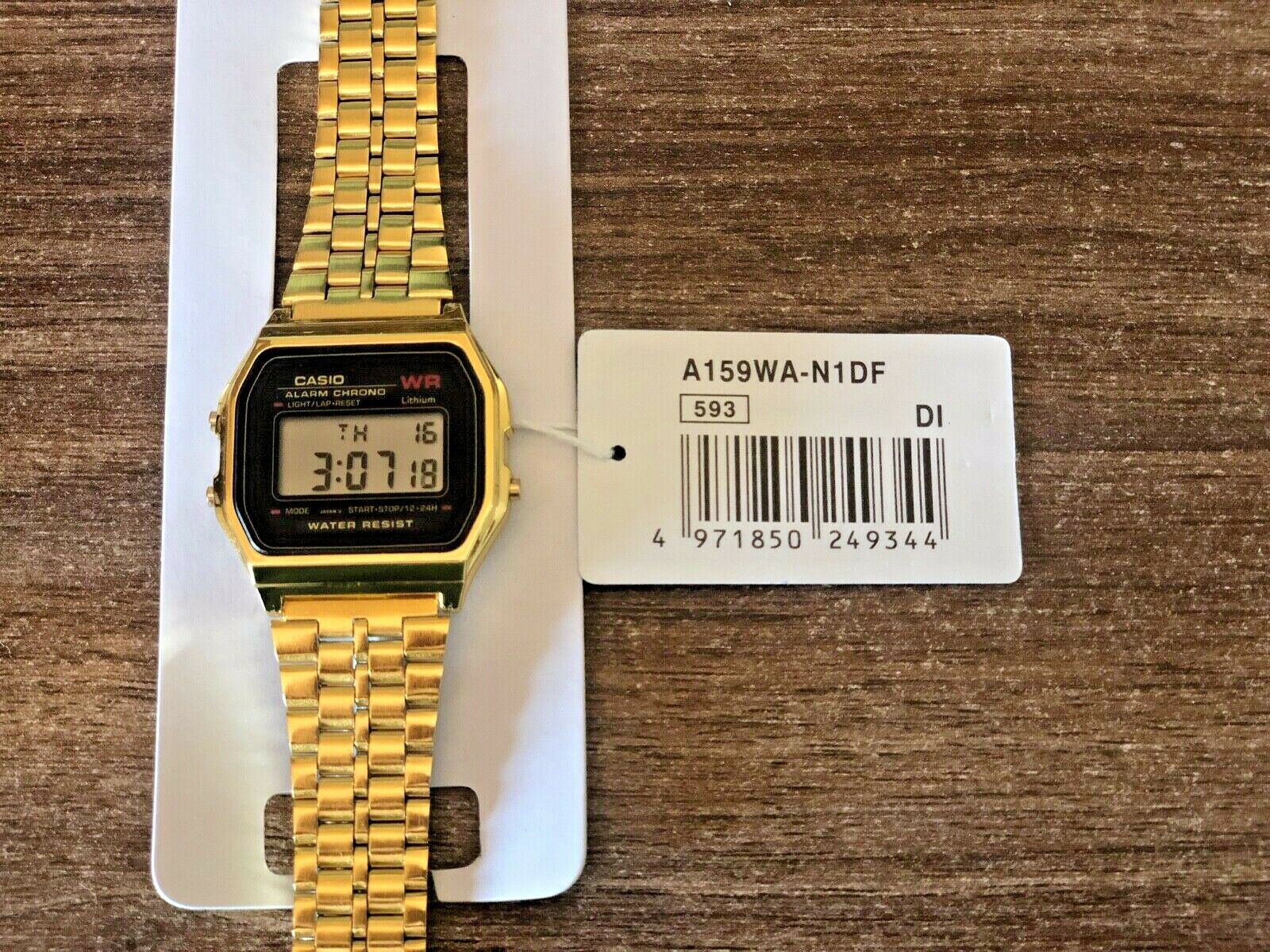 casio gold color watch