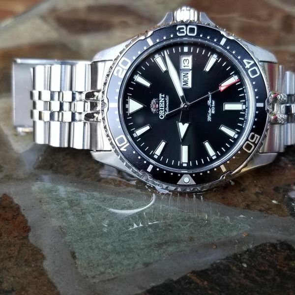 Orient Kamasu full kit + Strapcode Jubilee WatchCharts