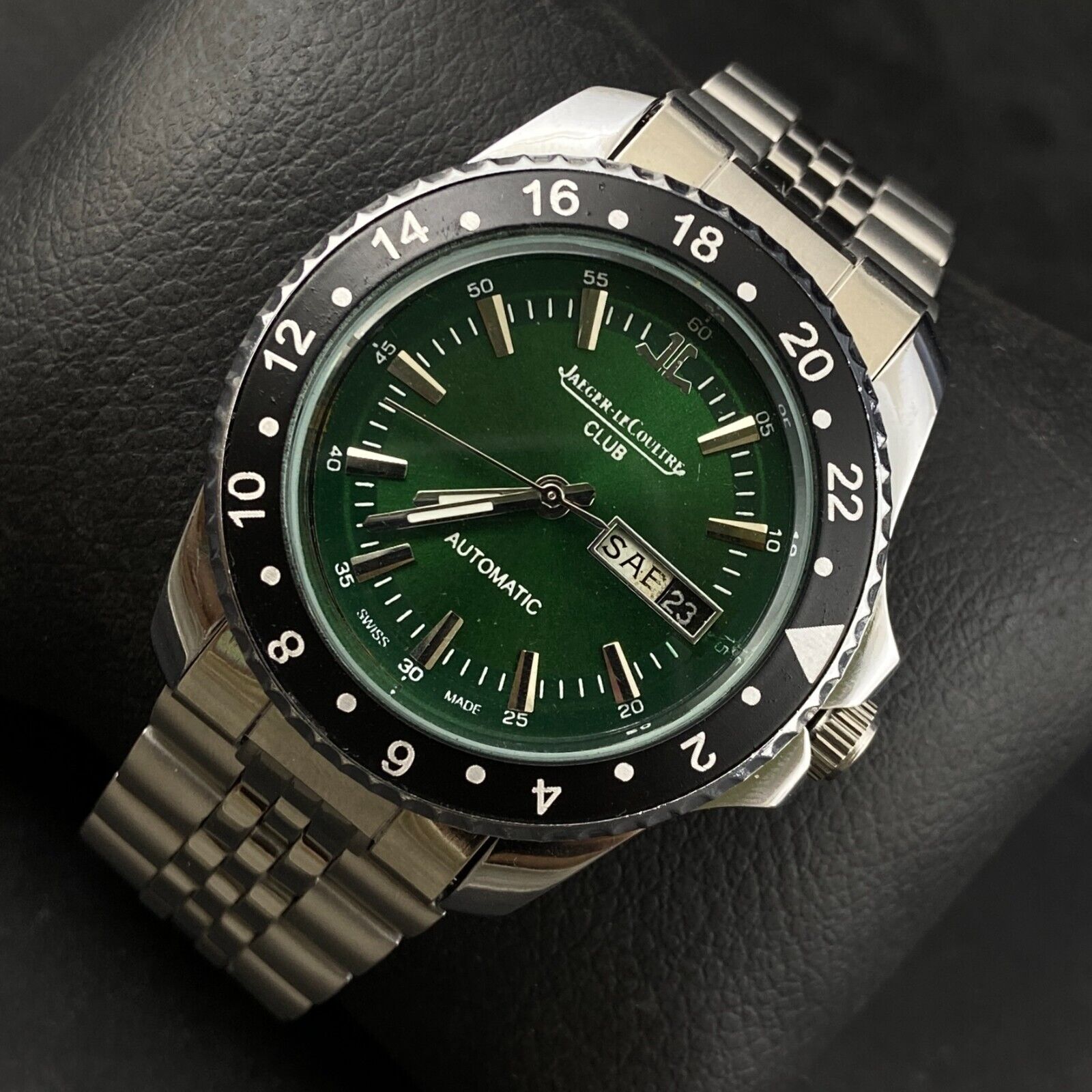 Jaeger-LeCoultre Club Men's Black Watch - 1916 for sale