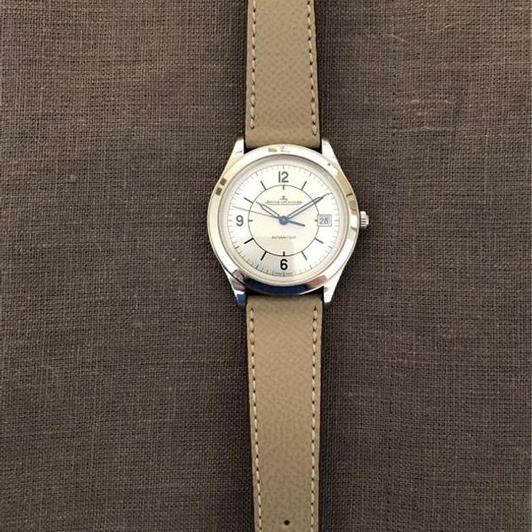 JLC JaegerLeCoultre Master Control Date Sector Dial w/ Hodinkee strap