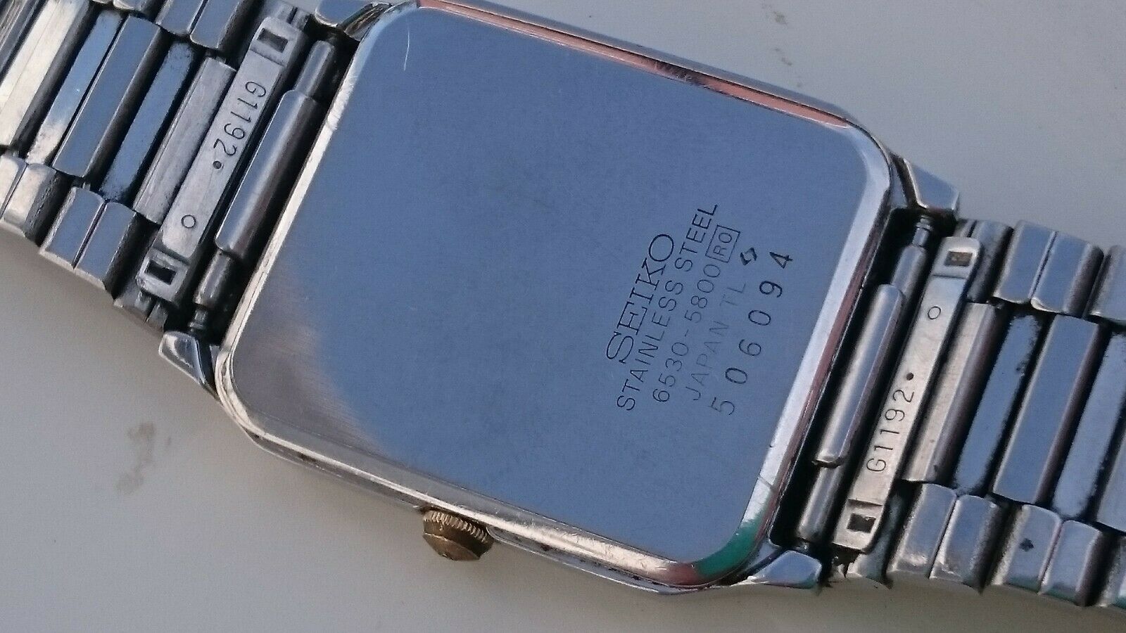 時計 SEIKO QZ 6530-5840 SUWA QUARTZ 時計 SEIKO QZ 6530-5840 SUWA QUARTZ Seiko Mens Vintage