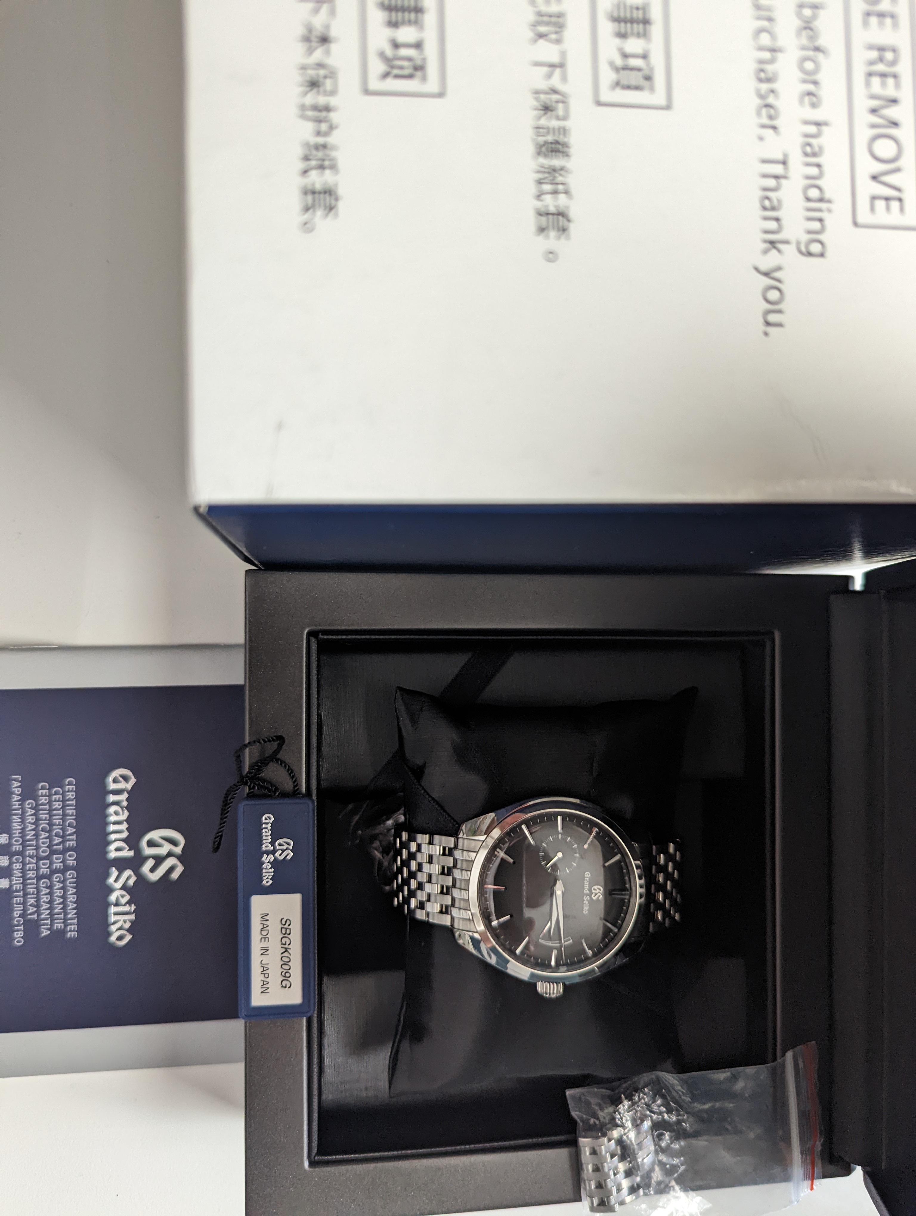 WTS 2021 Grand Seiko SBGK009 Full Kit Repost and final PRICE