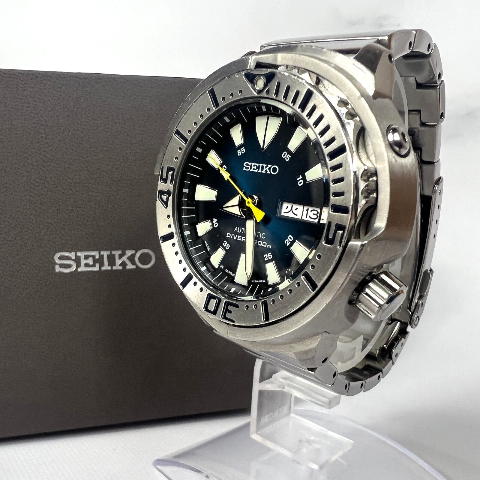 SEIKO PROSPEX SBDY055 Blue Mechanical Baby Tuna Divers Men