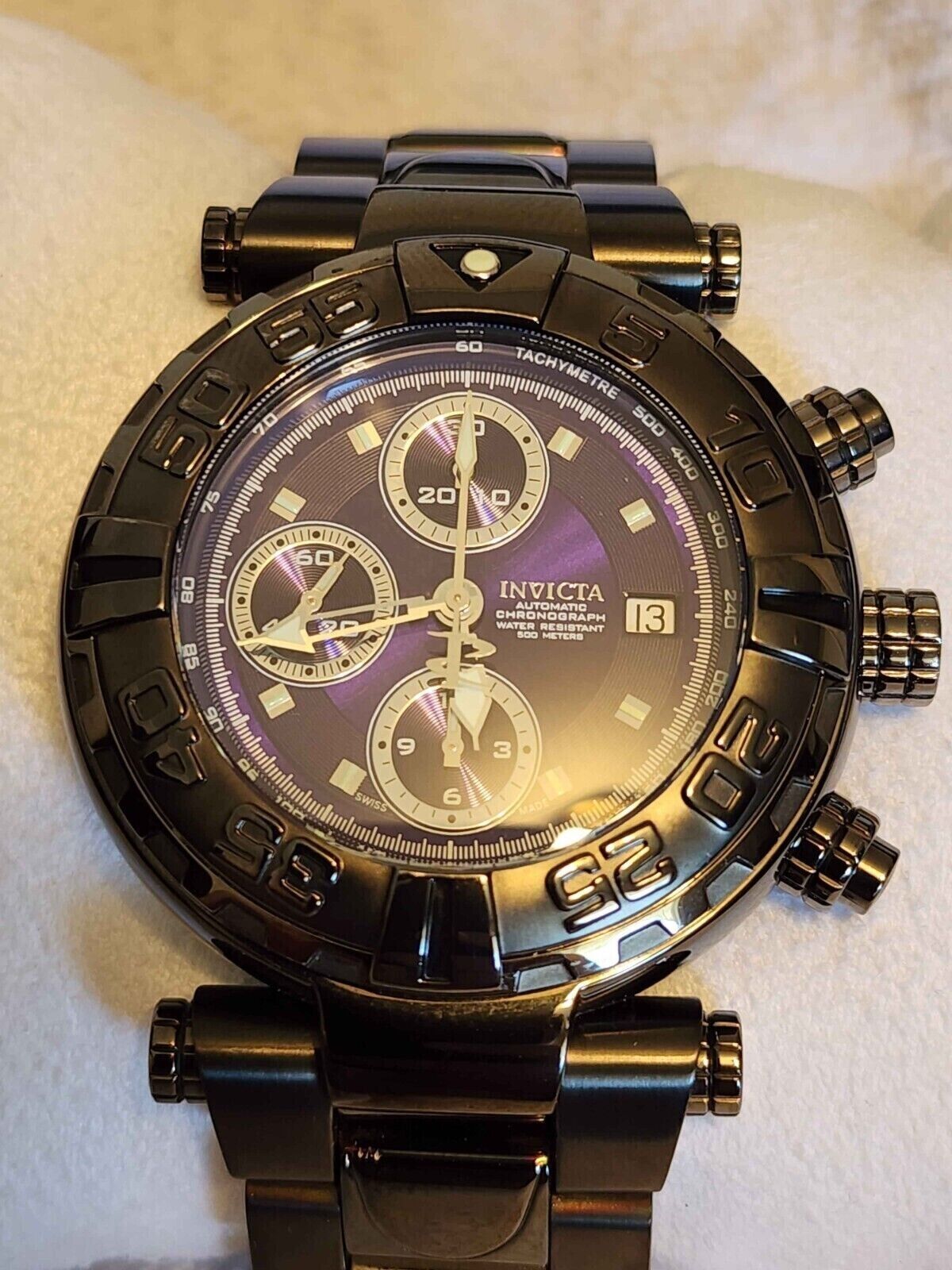 Invicta 4370 Subaqua Noma 1 Reserve Swiss Valjoux 7750 automatic chronograph WatchCharts Marketplace