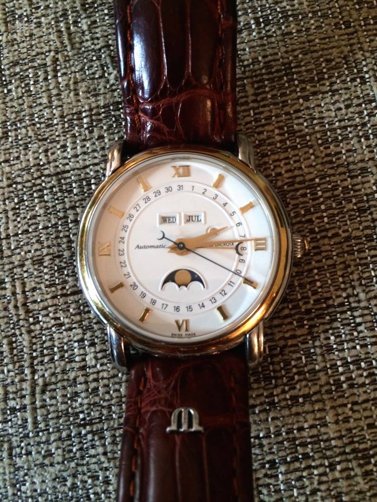 For Sale Maurice Lacroix Triple Date Moon Phase good condition