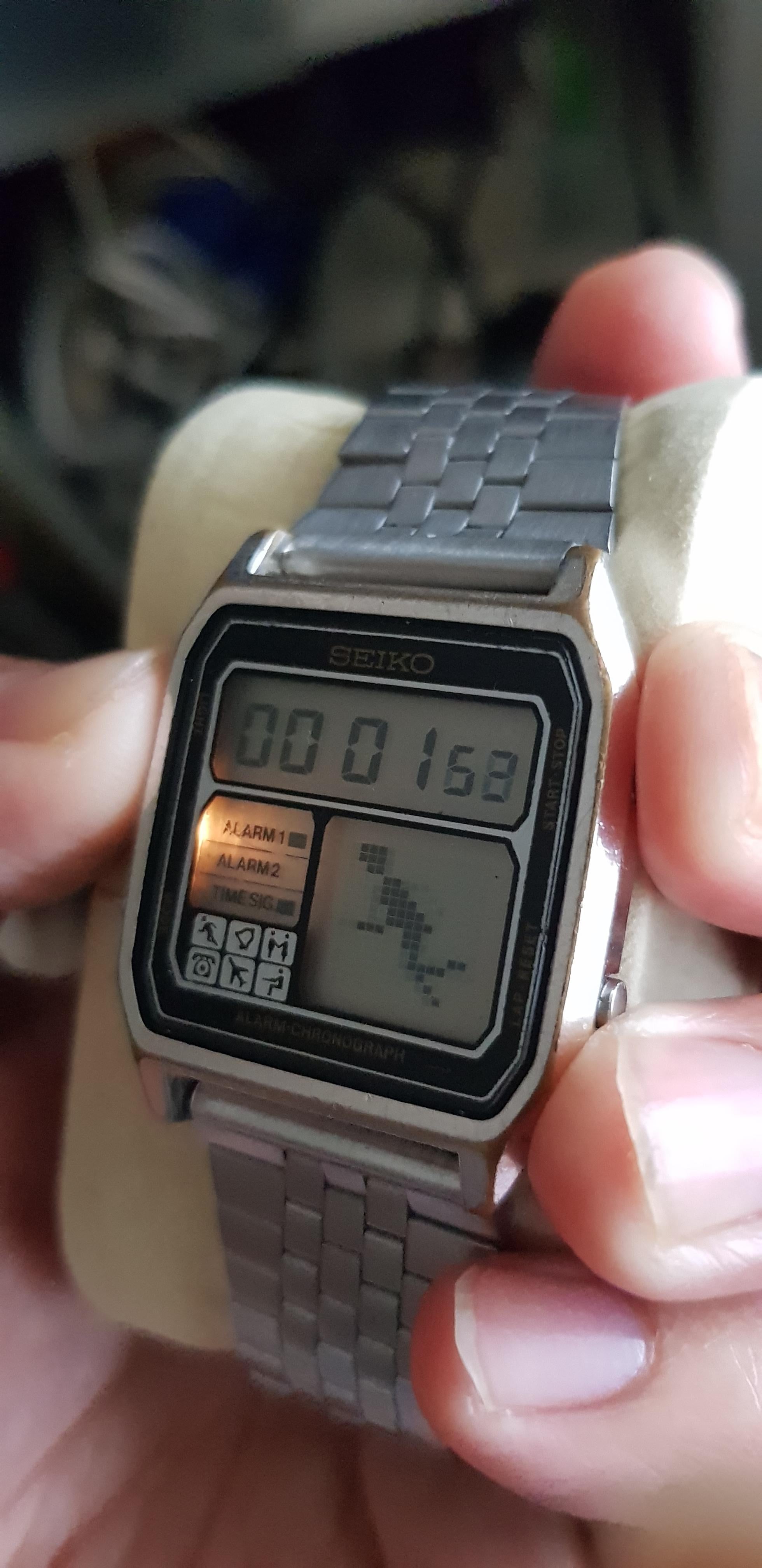 WTS] RARE Vintage Seiko Running Man Chronograph D138-4009