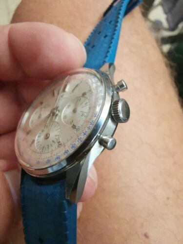Zenith 136 H chronograph 1960 boîte acier étanche diamètre 36mm |  WatchCharts