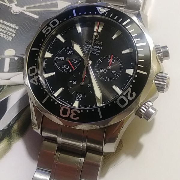 Omega Seamaster Chronograph/3301 movement/$2750 obo | WatchCharts