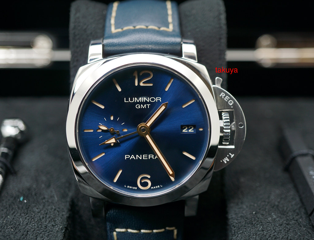 FSOT Panerai PAM 688 LUMINOR 1950 3 DAYS GMT BLUE DIAL 42MM