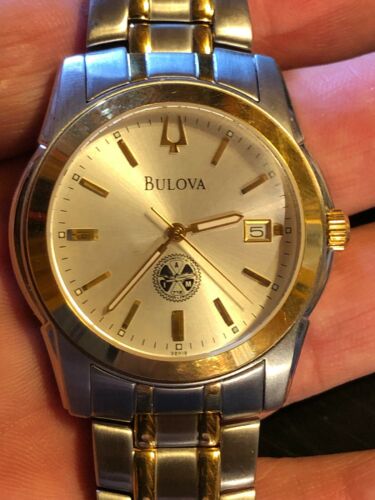 Bulova Mens Watch Classic Black Date Dial Bracelet Quartz C960834