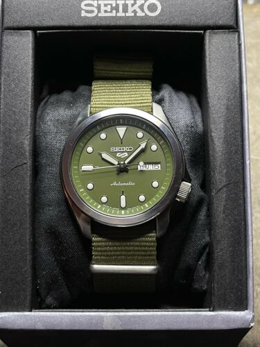 美品 SEIKO セイコー5 スポーツ 4R36-08L0 SRPE67K1 SEIKO 4R36-08L0 Men's Automatic Watch Analog Black Multi