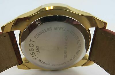 Tissot 1853 T035.407.11.011.00K Gold Tone Chronometer Watch W