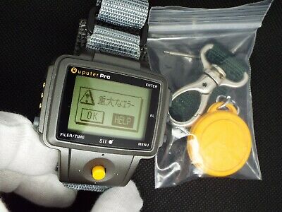 Rare SEIKO VINTAGE DIGITAL WATCH RUPUTER WRIST COMPUTER 90s