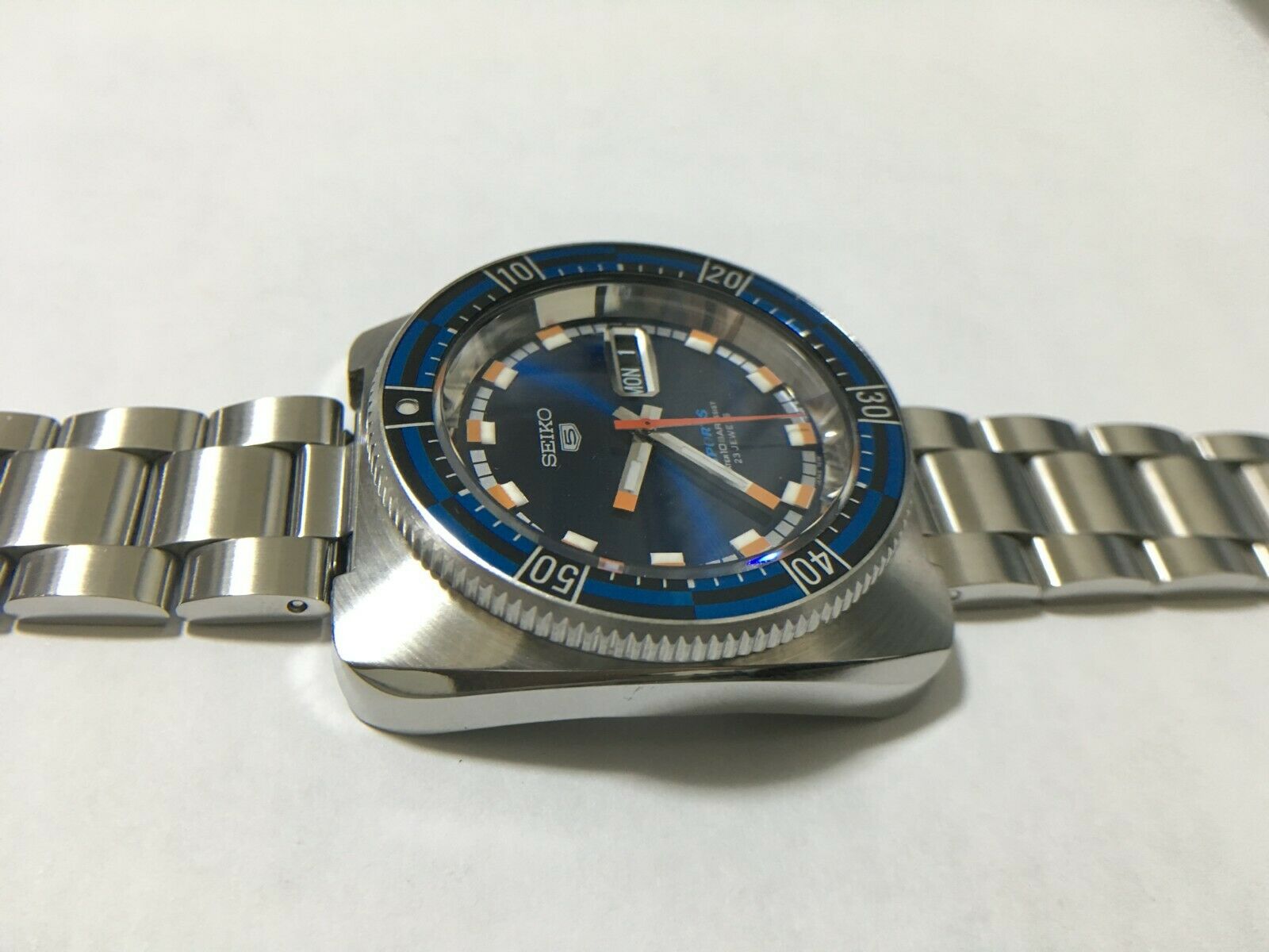 w323] SEIKO ５ SPORTS 7S36-0080 SBSS015 Automatic Working New