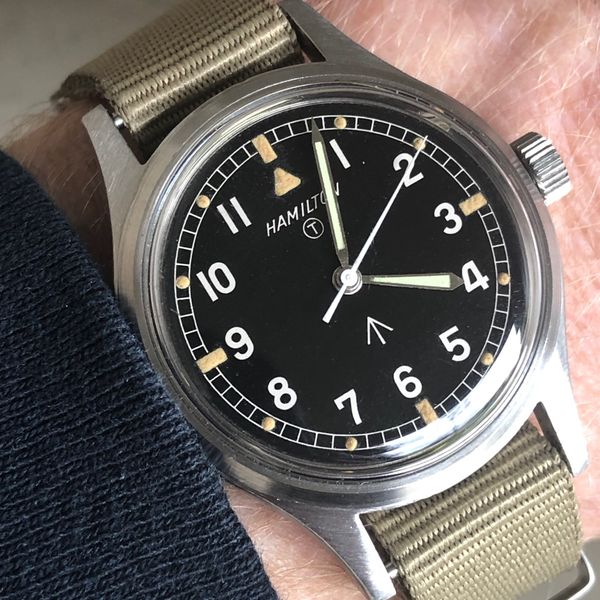 SOLD Hamilton 6B Military-Issued Pilot's Watch, Near-Mint (REDUCED ...