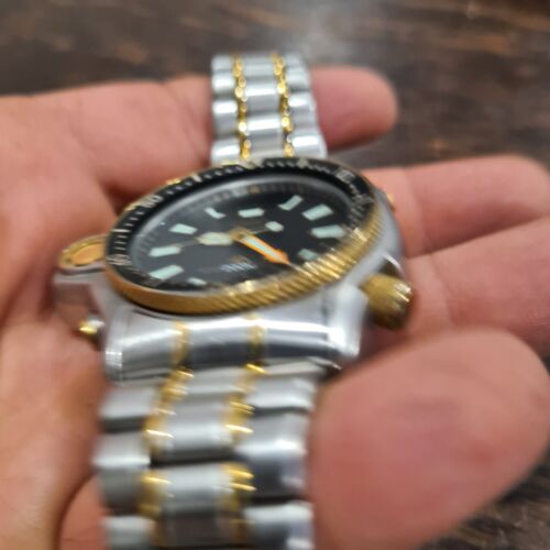 オランダの瓶　② VINTAGE RARE CITIZEN C022-088093 AQUALAND TWO TONE MENS
