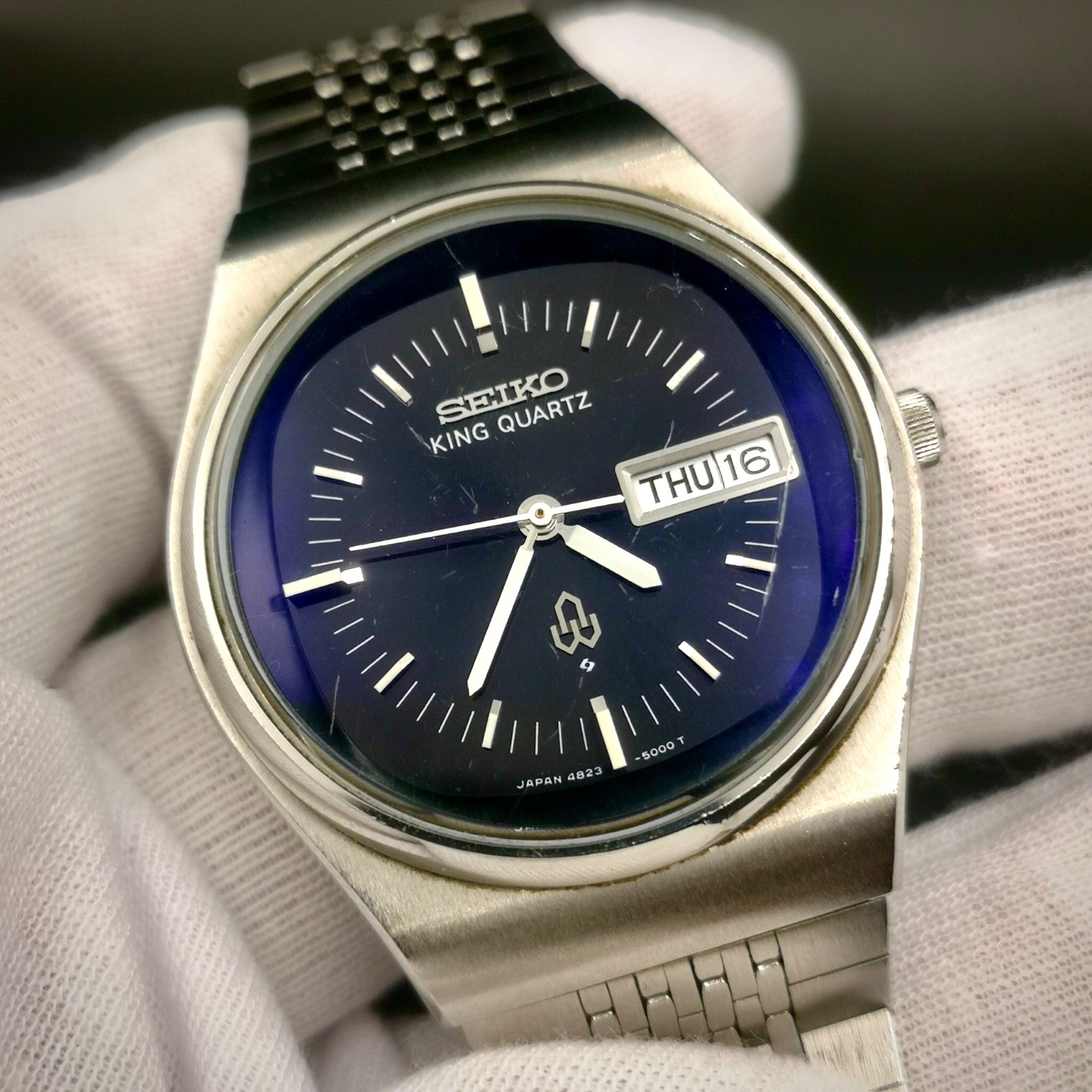 不動品　SEIKO KING QUARTZ 腕時計　4823-5000 Seiko King Quartz 4823-5000 Price as of May 2026 | WatchCharts