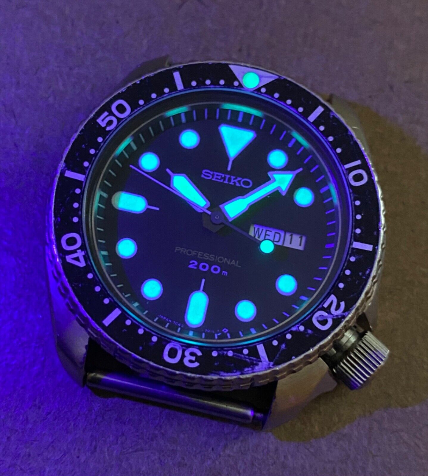 時計 SEIKO 7C43-7010 PROFESSIONAL 200m Seiko 7C43-7010 Vintage Divers Professional 200m Quartz Mens