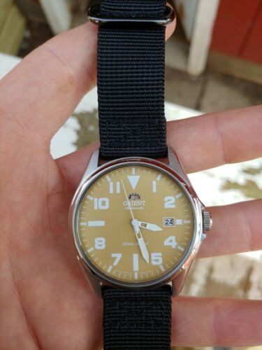 Orient オリエントER2D-C0-BCAカーキダイヤル自動巻き 時計 腕時計 