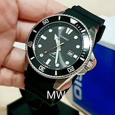 Casio New Original Mdv 106 1av 0m Duro Analog Mens Watch Black Mdv 106 Mdv106 Watchcharts