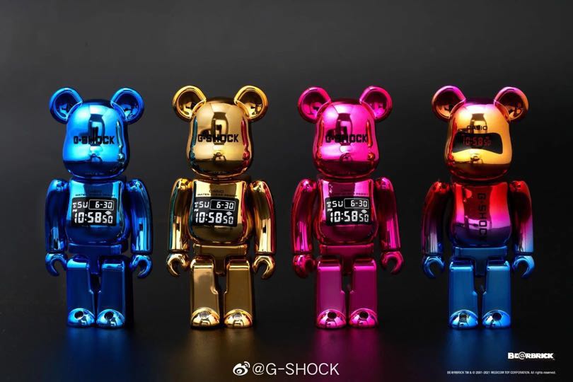 BE@RBRICK x G-Shock Bearbrick 100% Limited Shanghai Night Series