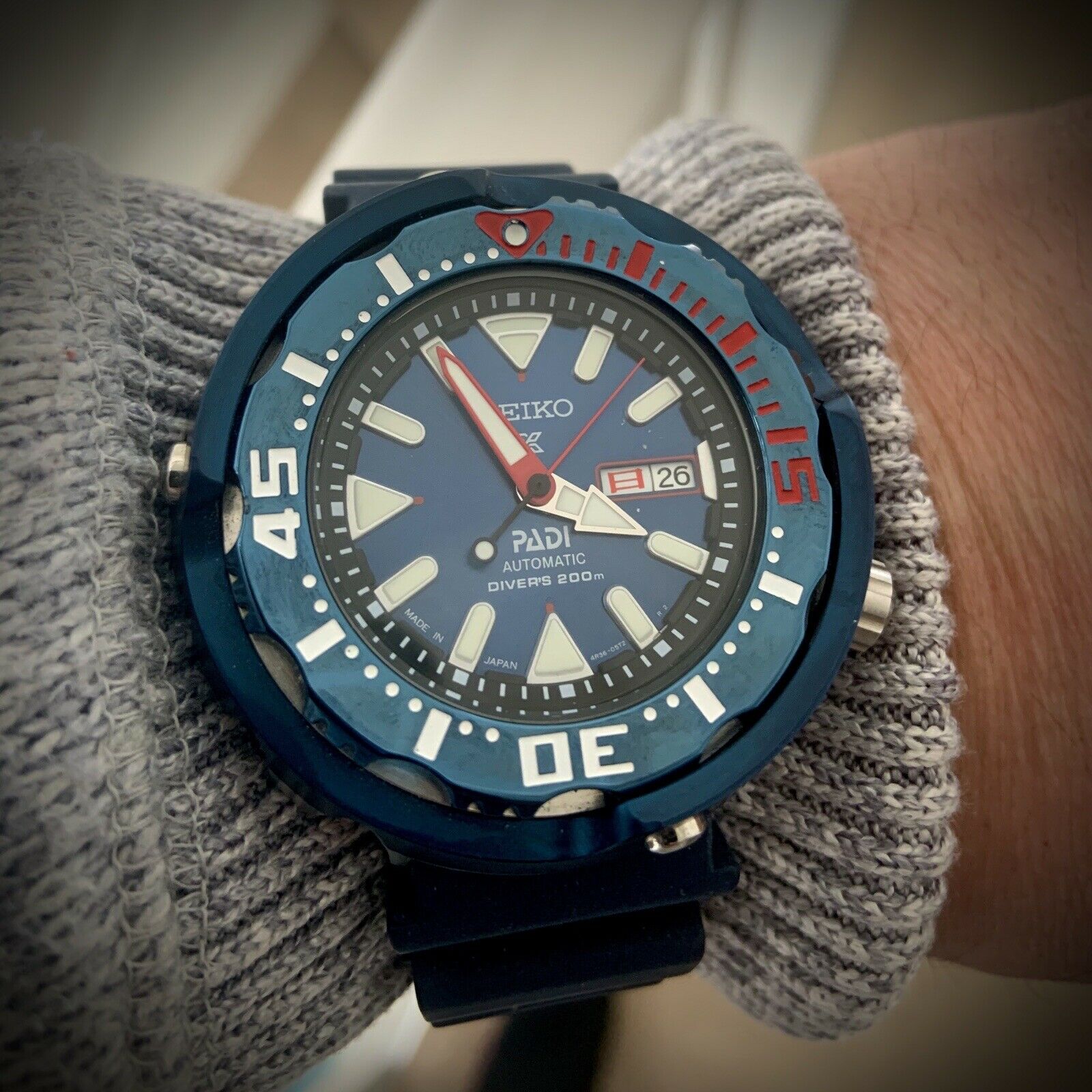 Seiko Prospex SRPA83J1 Divers Japan PADI Cal.4R36 Automatic