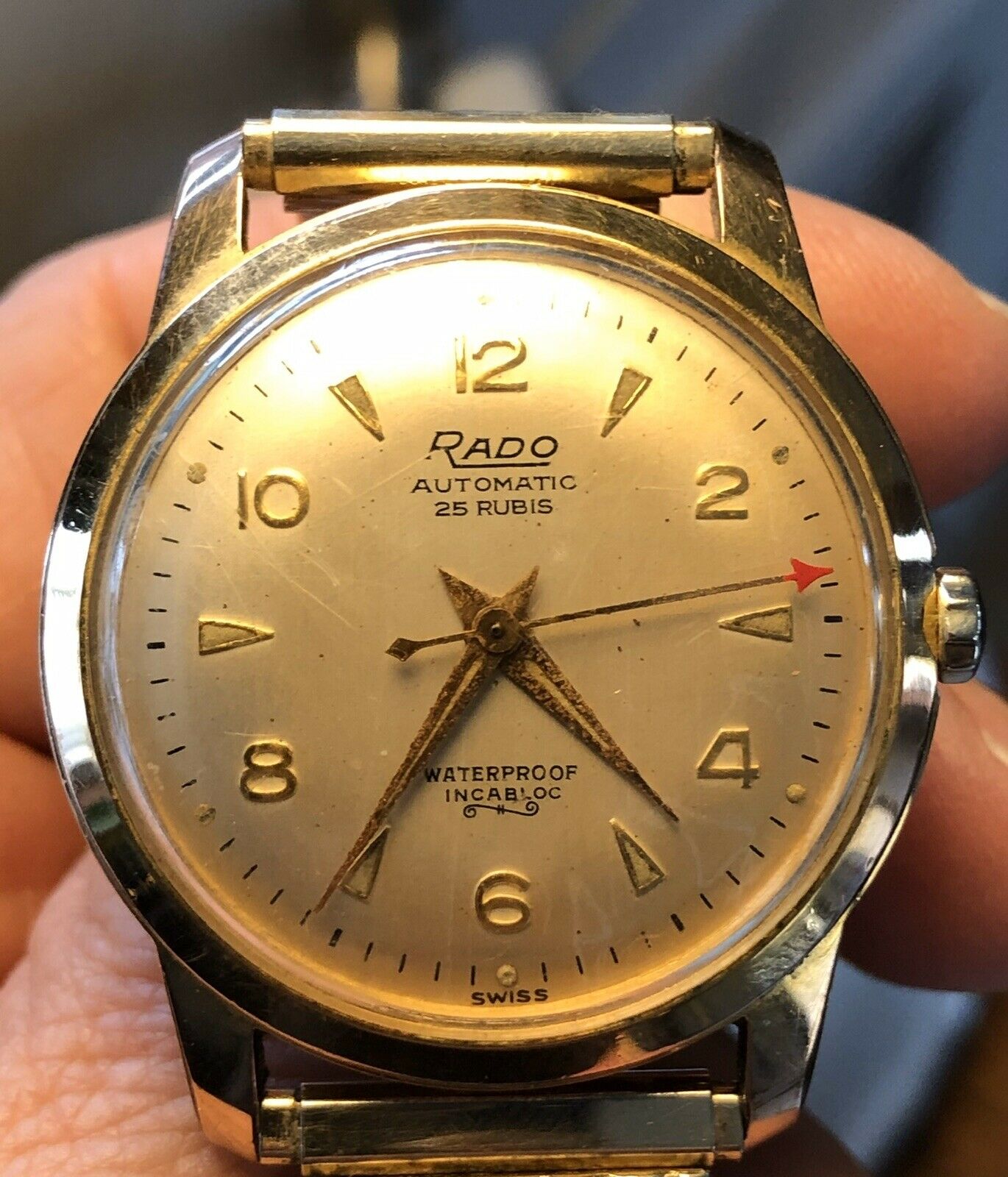 RADO 25 JEWELS ウォッチ Vintage RADO Automatic Waterproof Incabloc 25 Jewel/Rubis