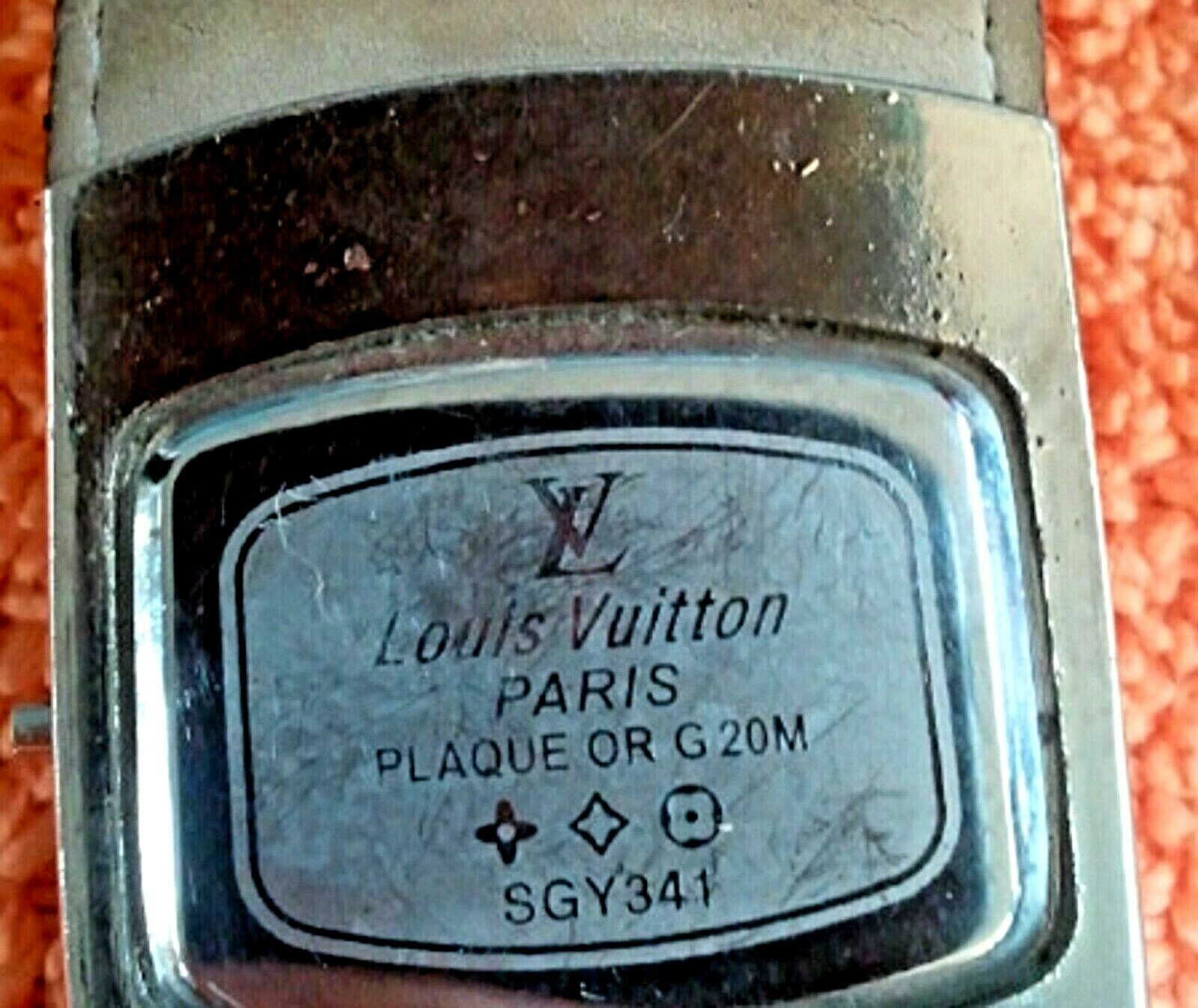 LOUIS VUITTON PARIS Plaque Or G20M with Genuine Oem band SGY142 $299.91 -  PicClick