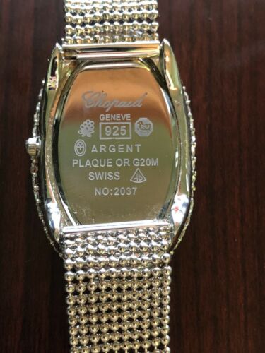 CHOPARD-GENEVE-925-ARGENT-PLAQUE OR G20M SWISS WATCH | WatchCharts